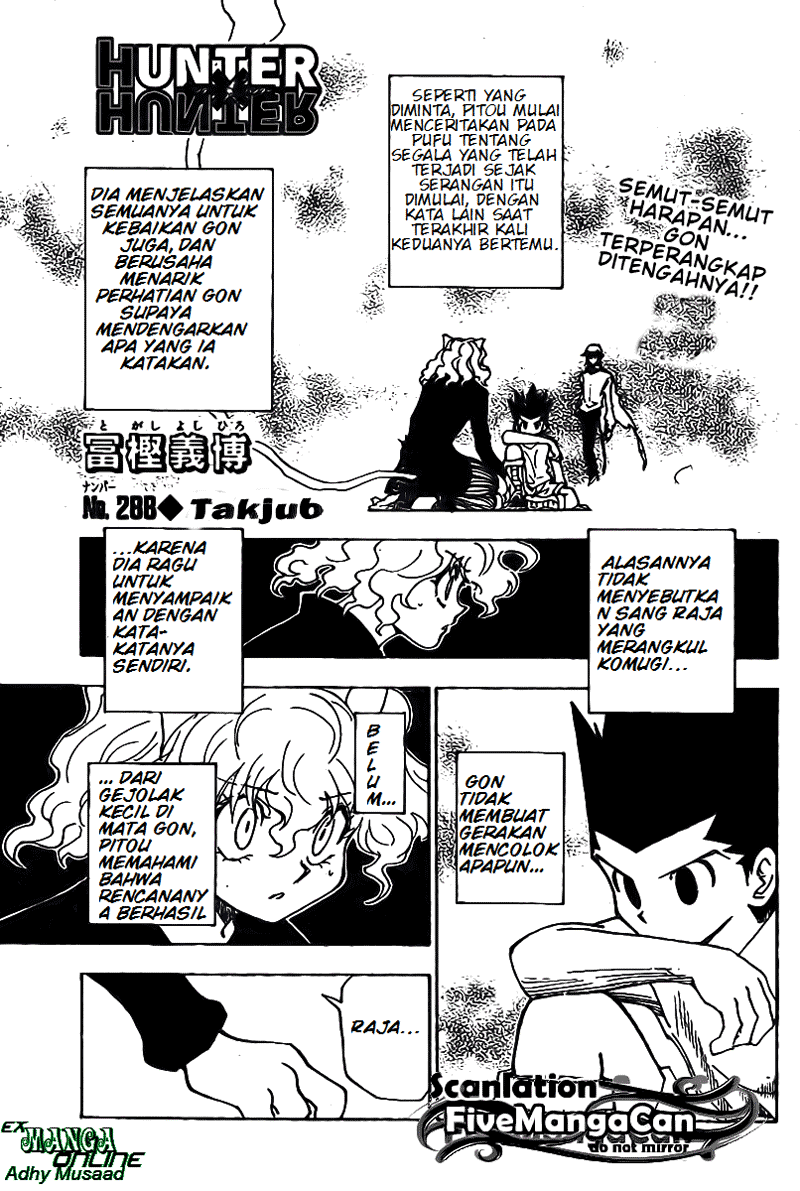 Hunter x Hunter Chapter 288 Image 0