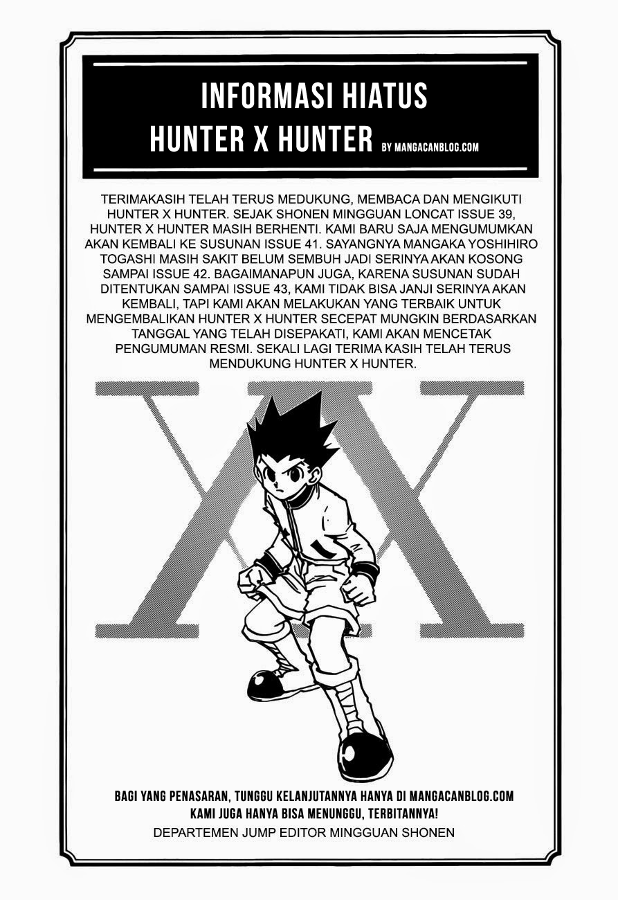 Hunter x Hunter Chapter 349.5 Image 0