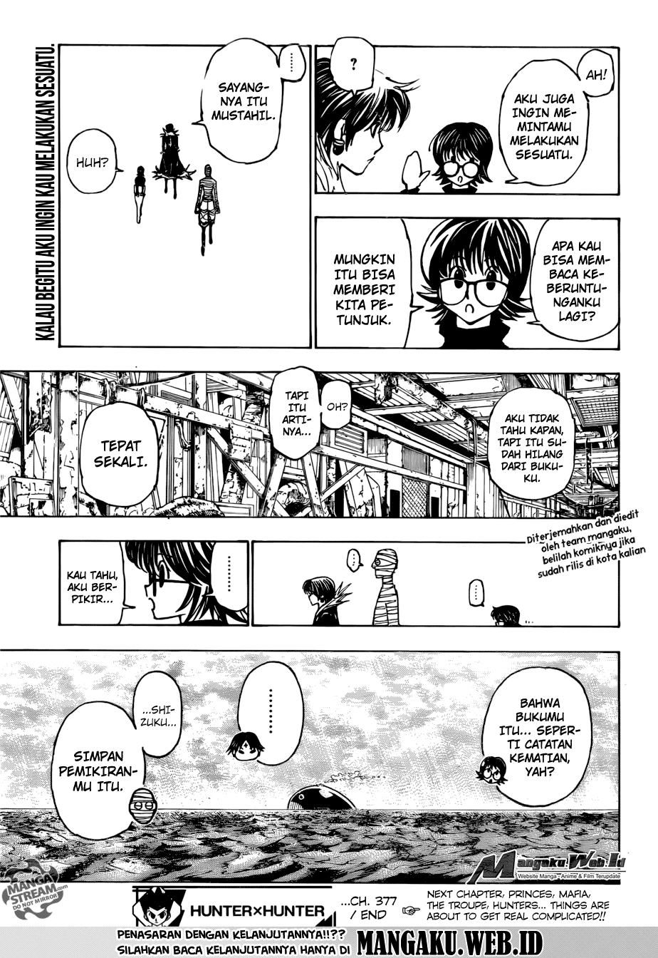 Hunter x Hunter Chapter 377 Image 17