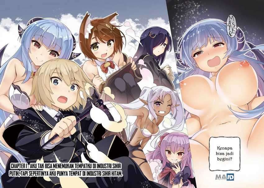 Wakamono no Kuro Mahou Hanare ga Shinkoku desu ga, Shuushoku shite Mitara Taiguu Iishi, Shachou mo Tsukaima mo Kawaikute Saikou desu! Chapter 1 Image 6