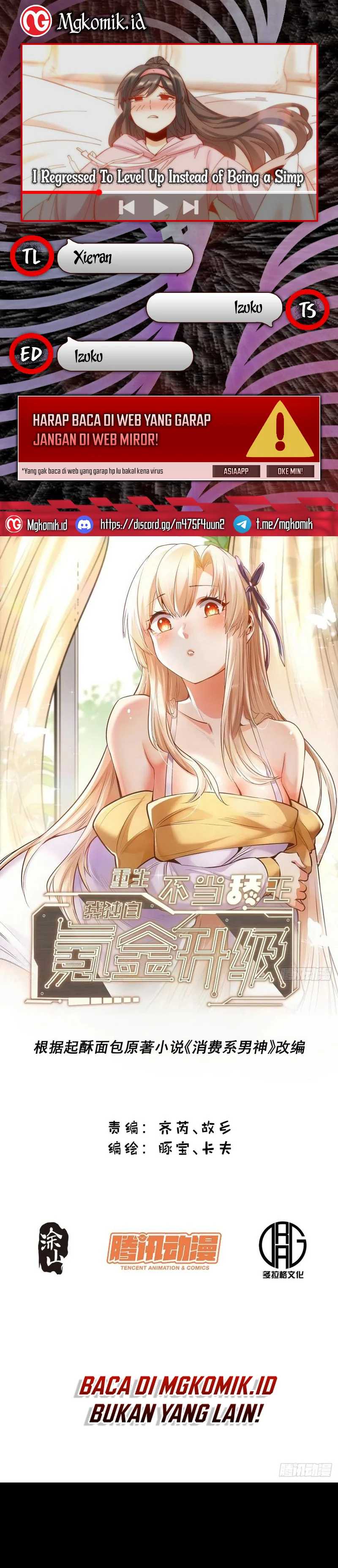 I Regressed to Level Up Instead of Being a Simp Chapter 76 Image 0