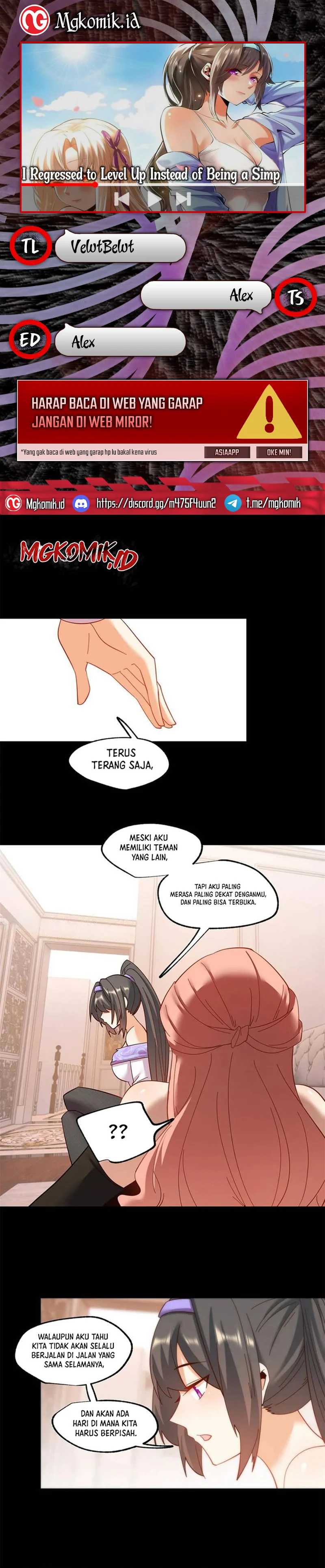 I Regressed to Level Up Instead of Being a Simp Chapter 88 Image 0