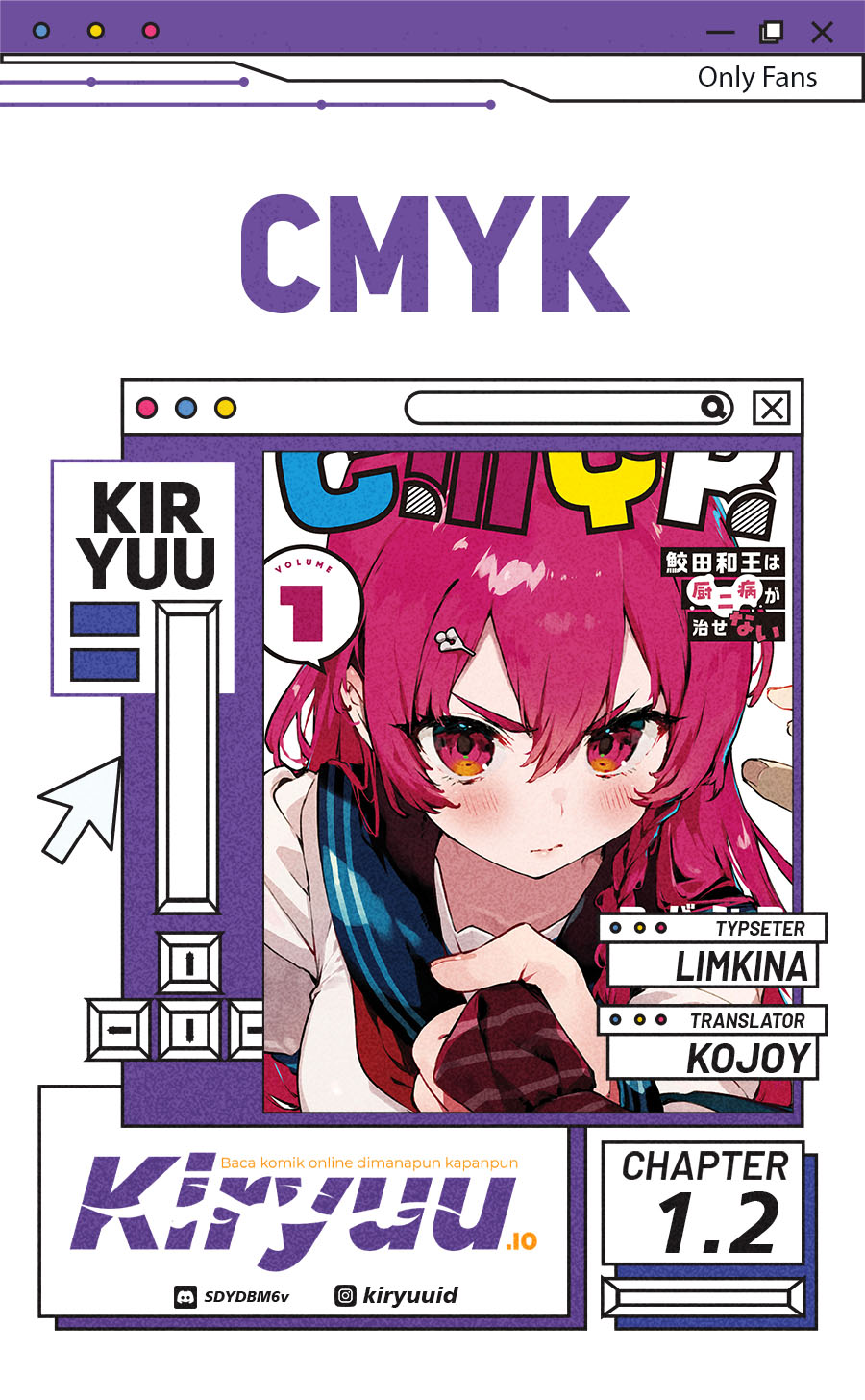 CMYK – Sameda Kazuou wa Chuunibyou ga Naosenai Chapter 01.2 Image 0