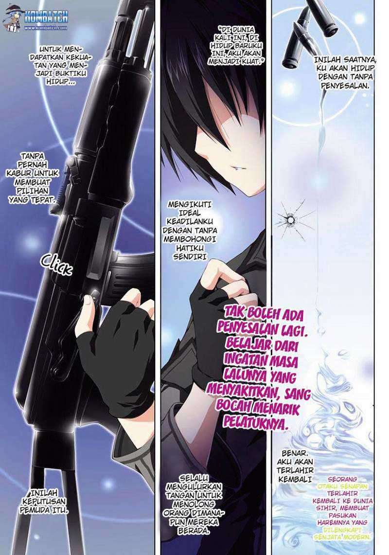 Gunota ga Mahou Sekai ni Tensei Shitara, Gendai Heiki de Guntai Harem o Tsukucchaimashita!? Chapter 1 Image 4