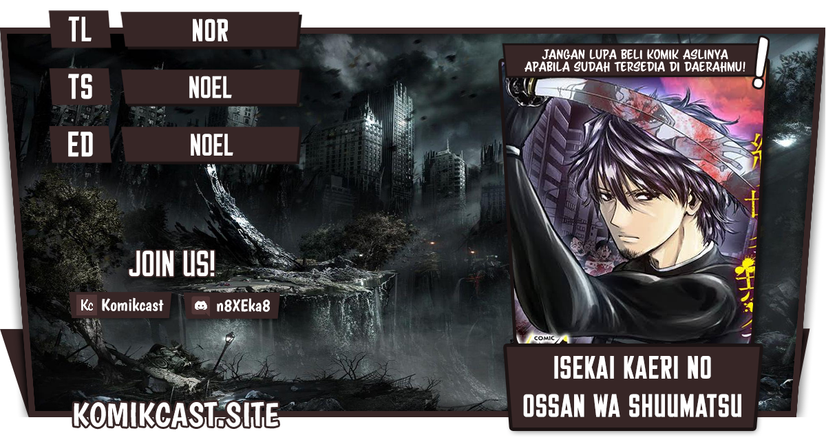 Isekai Kaeri no Ossan wa Shuumatsu de Sekai de Musou Suru Chapter 12 Image 0
