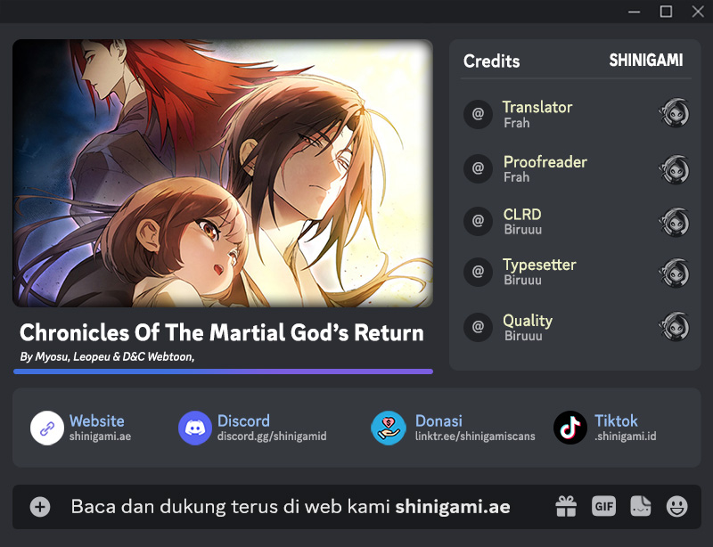 Chronicles Of The Martial God’s Return Chapter 102 Image 0