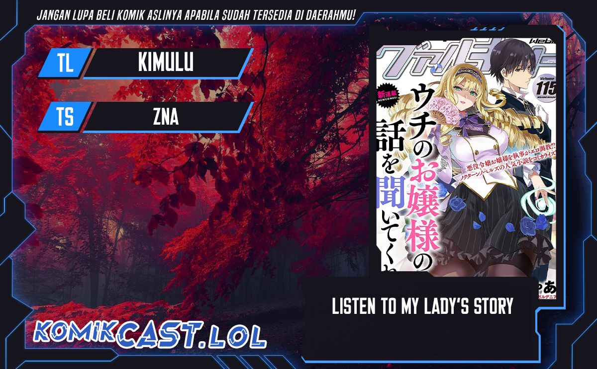 Listen to My Lady’s Story – Villainess Conquest Record – Chapter 05 Image 0