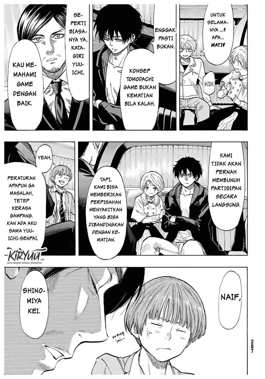 Tomodachi Game Chapter 48 Image 17