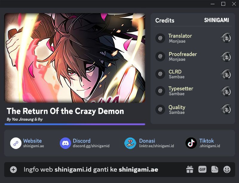 Return of the Mad Demon Chapter 114 Image 0