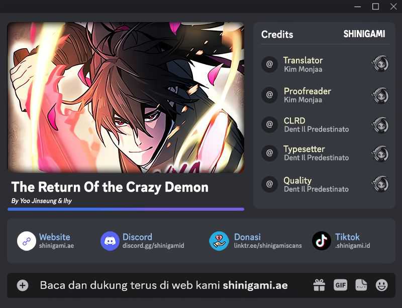 Return of the Mad Demon Chapter 144 Image 0
