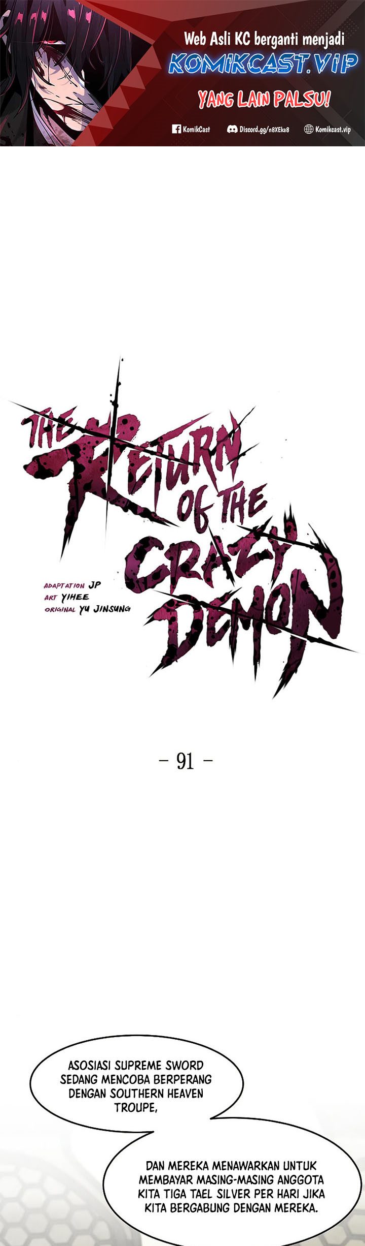 Return of the Mad Demon Chapter 91 Image 1
