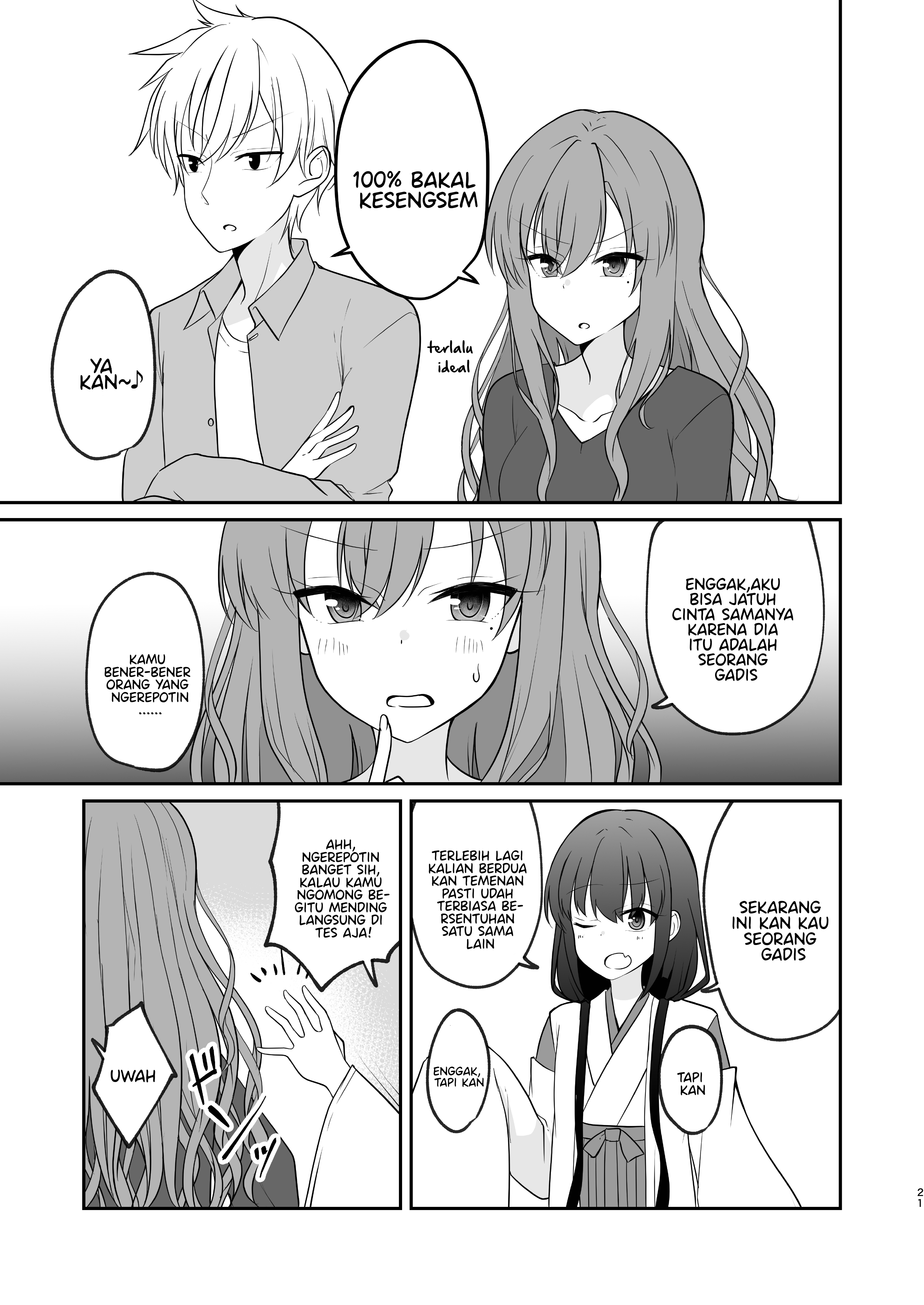 The Story of a Boy who Turned into His Best Friend’s Type Girl Chapter 5 End Image 4