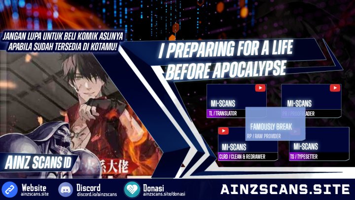 I Preparing For A Life Before Apocalypse Chapter 14 Image 0