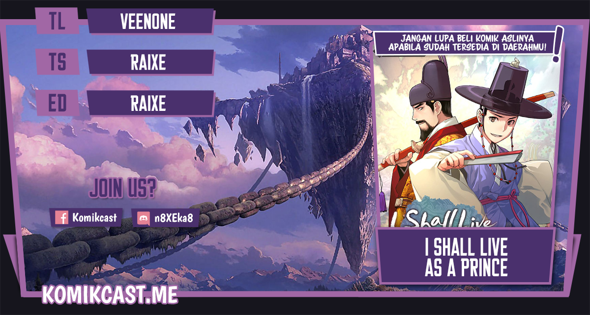 I Shall Live as a Prince Chapter 71 Image 0