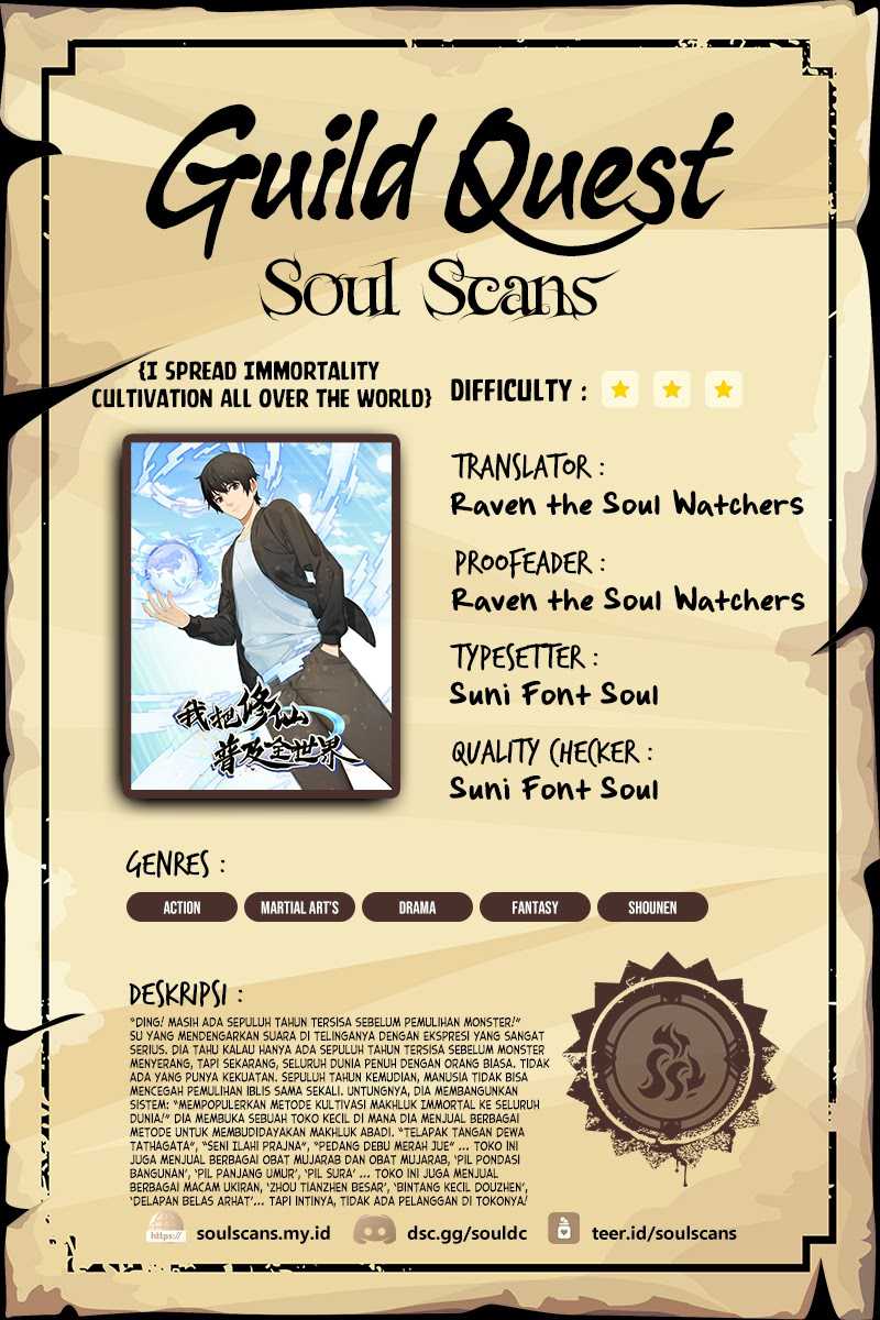 I Spread Immortality All Over The World Chapter 15 Image 0