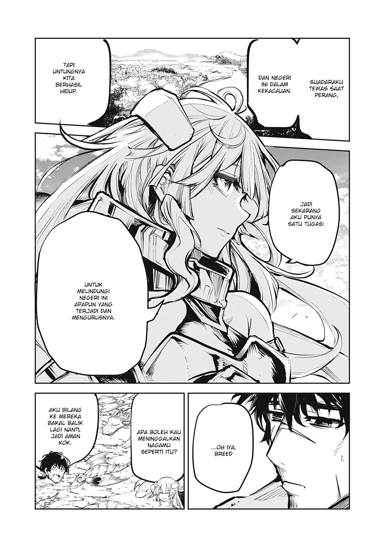 Kuni wo Owareta Ryuushi-san, Hirowareta Ringoku de Ukkari Musou shite Shimau. Chapter 02.1 bahasa indonesia Image 5