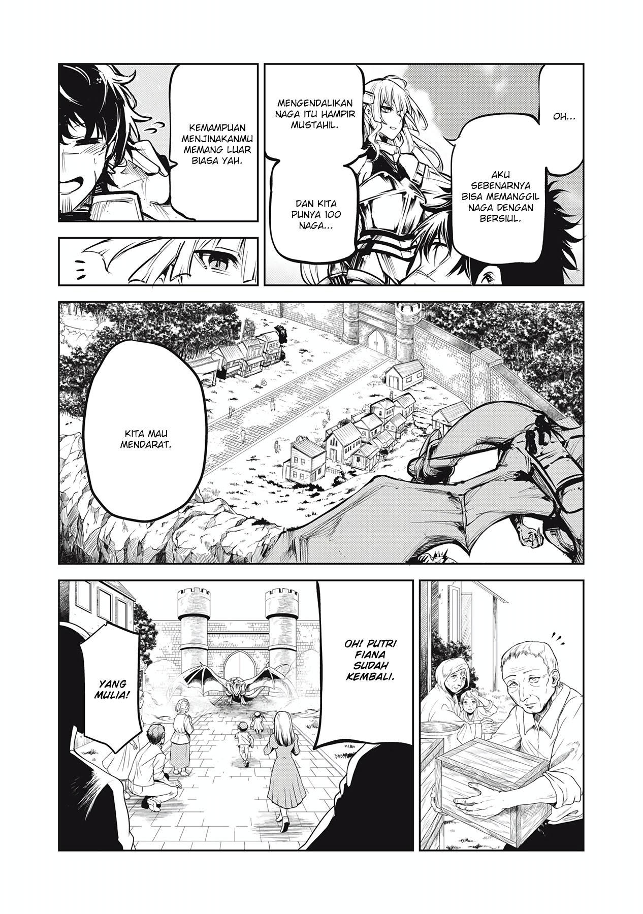 Kuni wo Owareta Ryuushi-san, Hirowareta Ringoku de Ukkari Musou shite Shimau. Chapter 02.1 bahasa indonesia Image 6