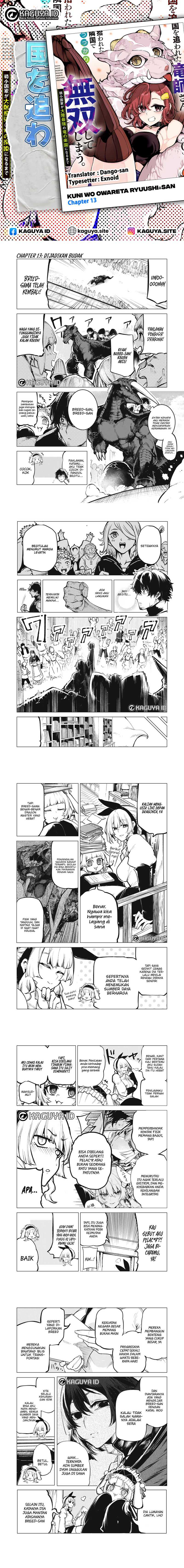 Kuni wo Owareta Ryuushi-san, Hirowareta Ringoku de Ukkari Musou shite Shimau. Chapter 13 Image 0