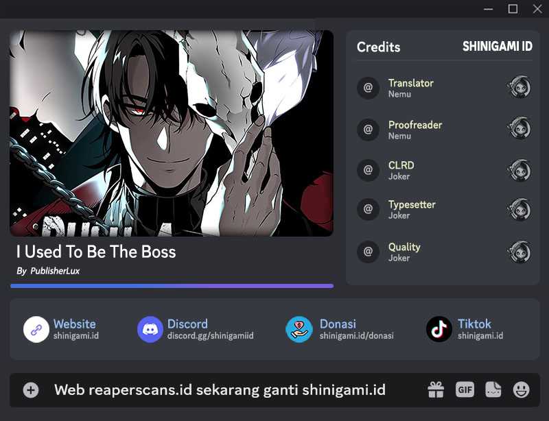 I Used to Be a Boss Chapter 18 Image 0