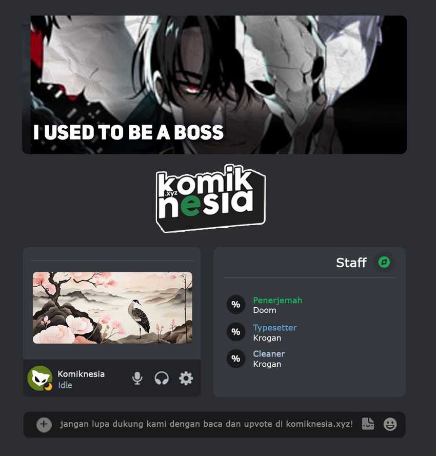 I Used to Be a Boss Chapter 69 Image 0