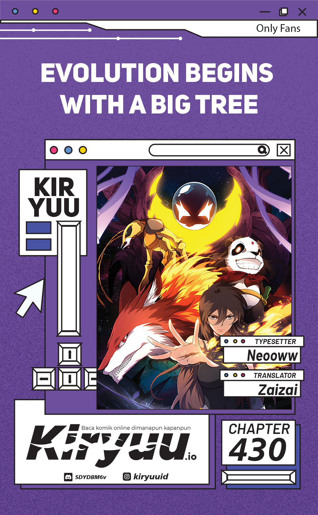 Evolution Begins With A Big Tree Chapter 430 Image 0