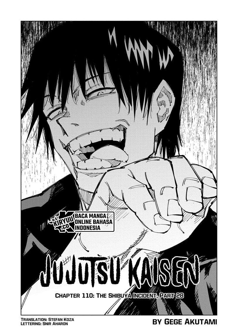 Jujutsu Kaisen Chapter 110 Image 2