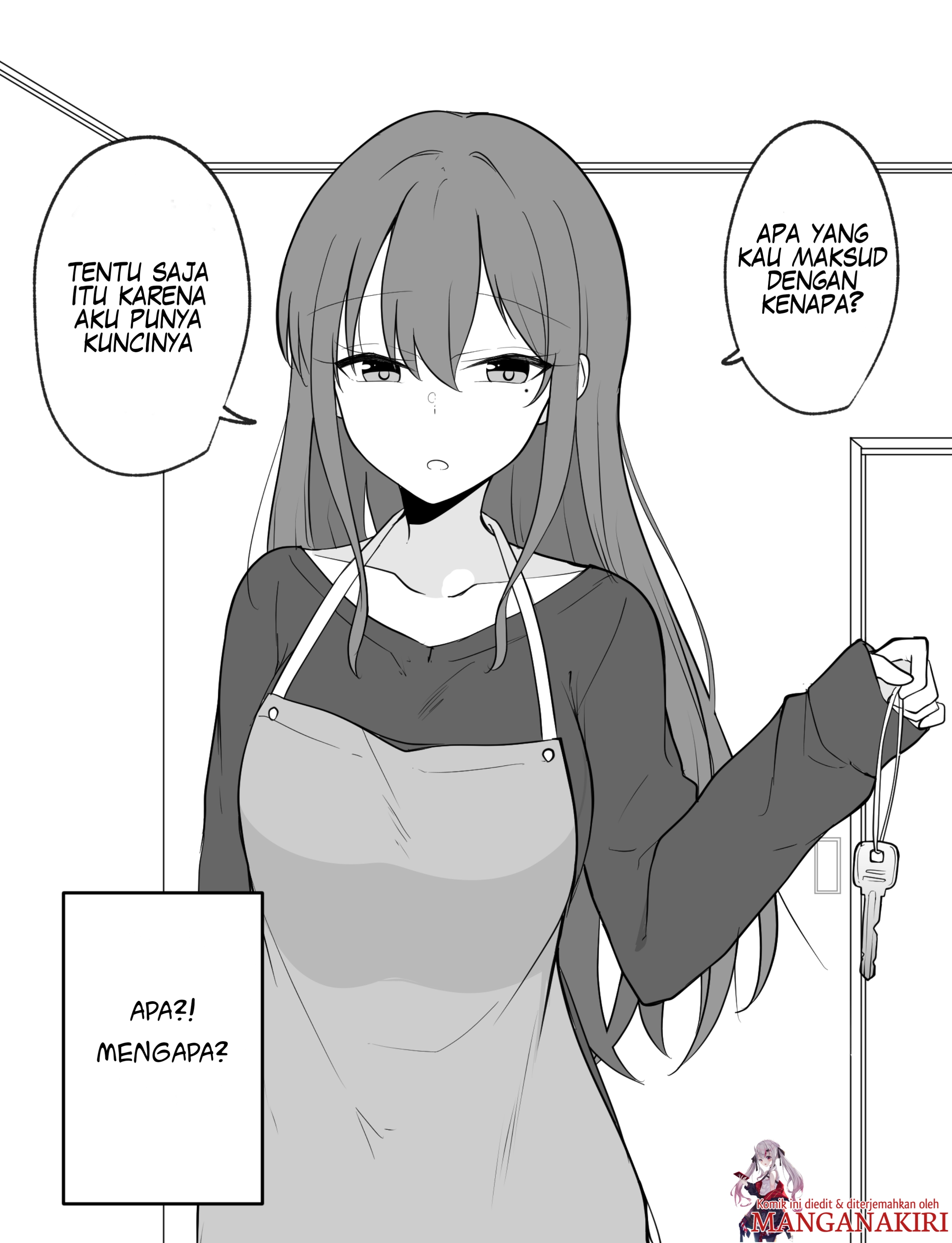 A girl who seems like a yandere but isn’t actually yandere, but is a little bit yandere Chapter 3 Image 1