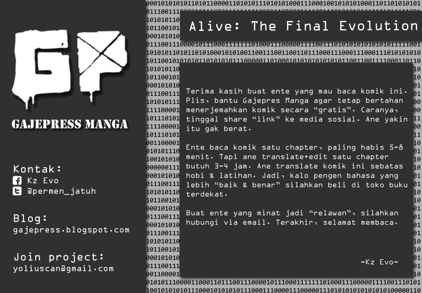 Alive: Saishuu Shinkateki Shounen Chapter 15 Image 0
