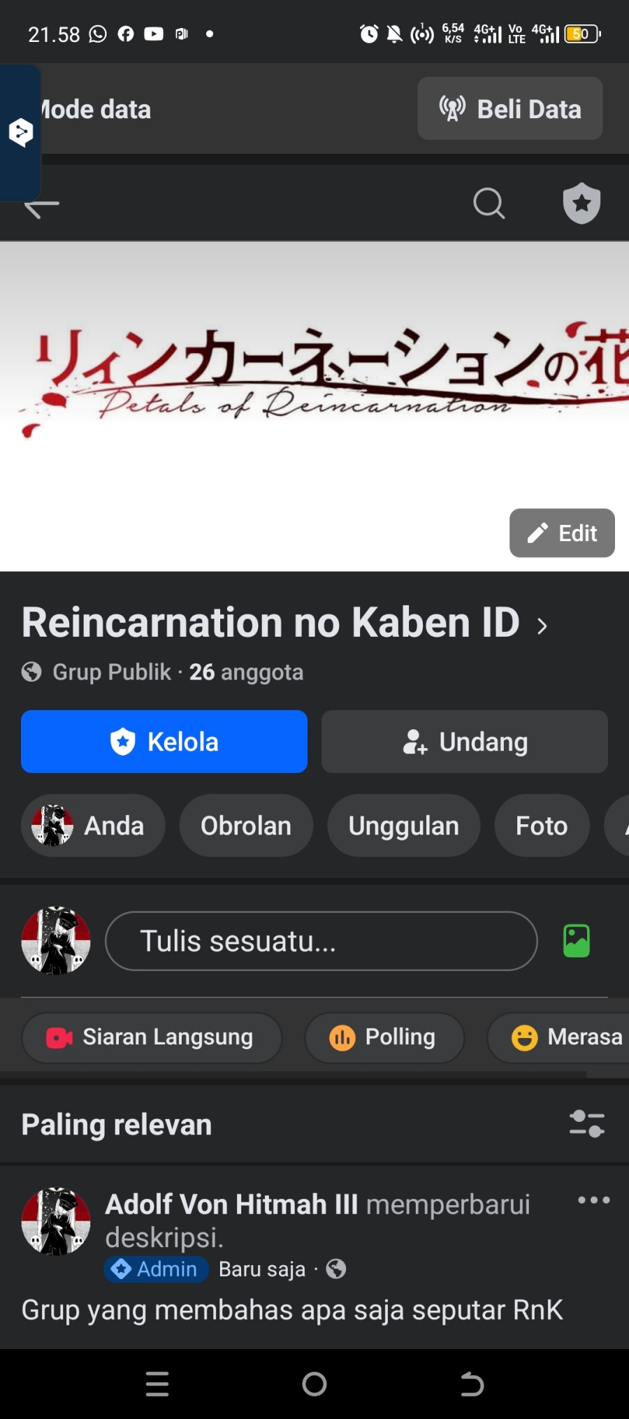 Reincarnation no Kaben Chapter 61 Image 26