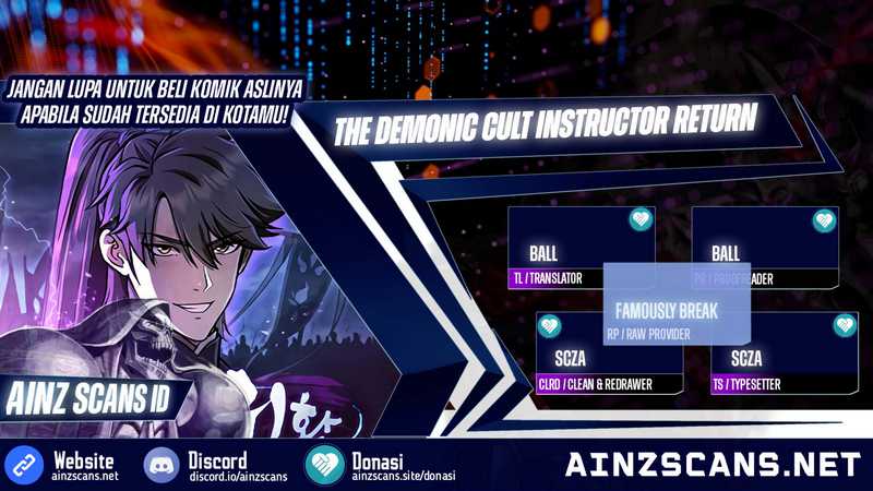 The Demonic Cult Instructor Returns (Demon Instructor’s Return) Chapter 02 Image 0