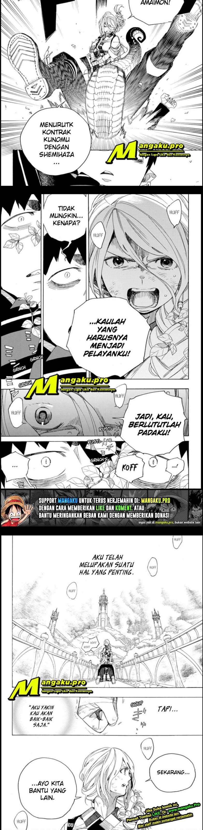 Ao no Futsumashi (Ao no Exorcist) Chapter 131.1 Image 5