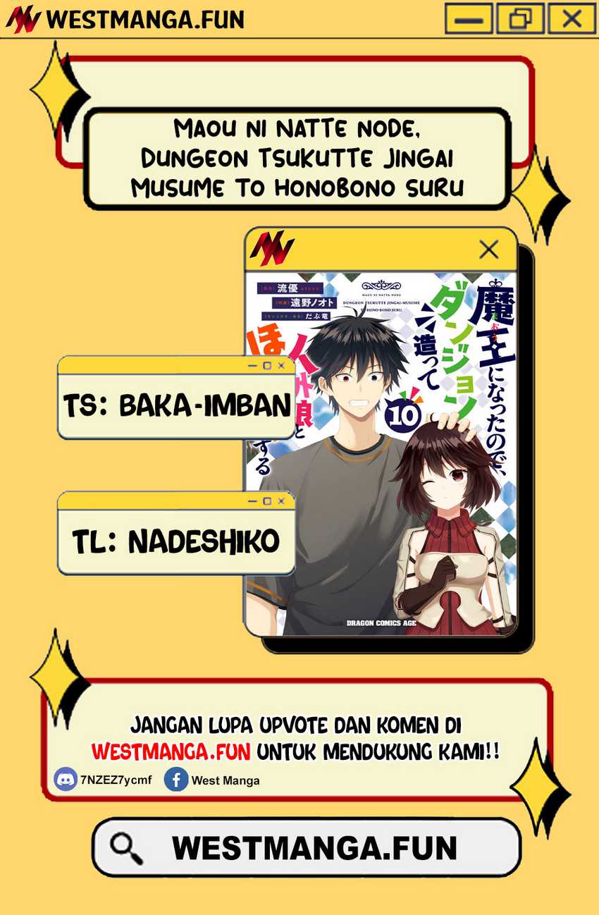 Maou ni Natta node, Dungeon Tsukutte Jingai Musume to Honobono suru Chapter 74.1 Image 2