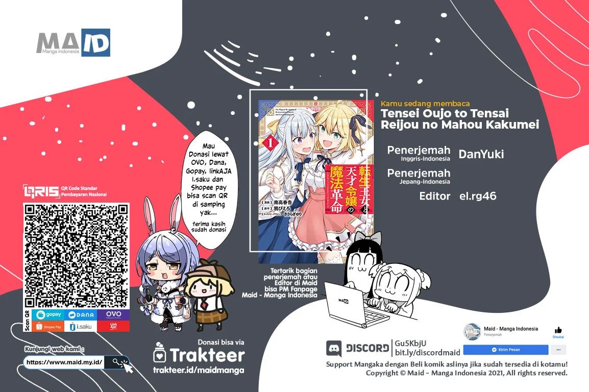 Tensei Oujo to Tensai Reijou no Mahou Kakumei Chapter 7 Image 0