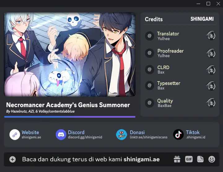 Necromancer Academy’s Genius Summoner Chapter 07 Image 0
