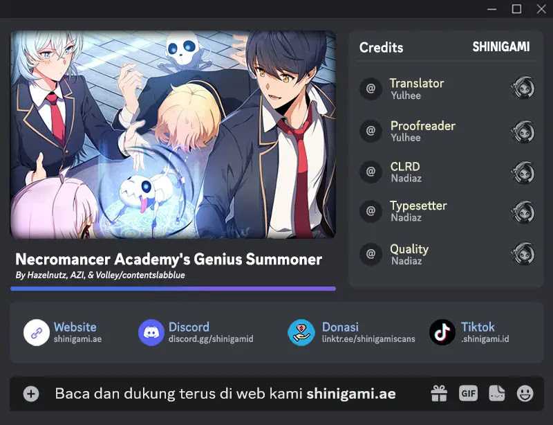 Necromancer Academy’s Genius Summoner Chapter 63 Image 0