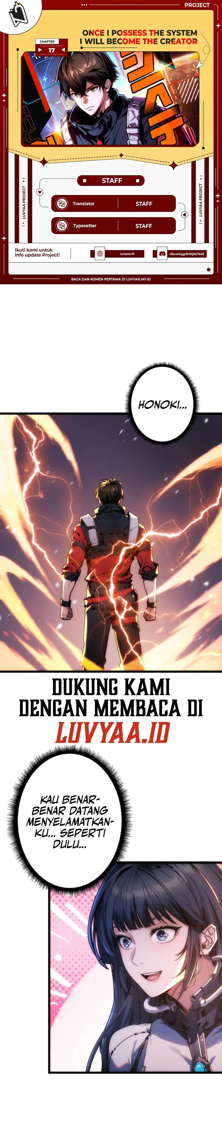 Once I Possess The System I Will Become The Creator Chapter 17 Image 0