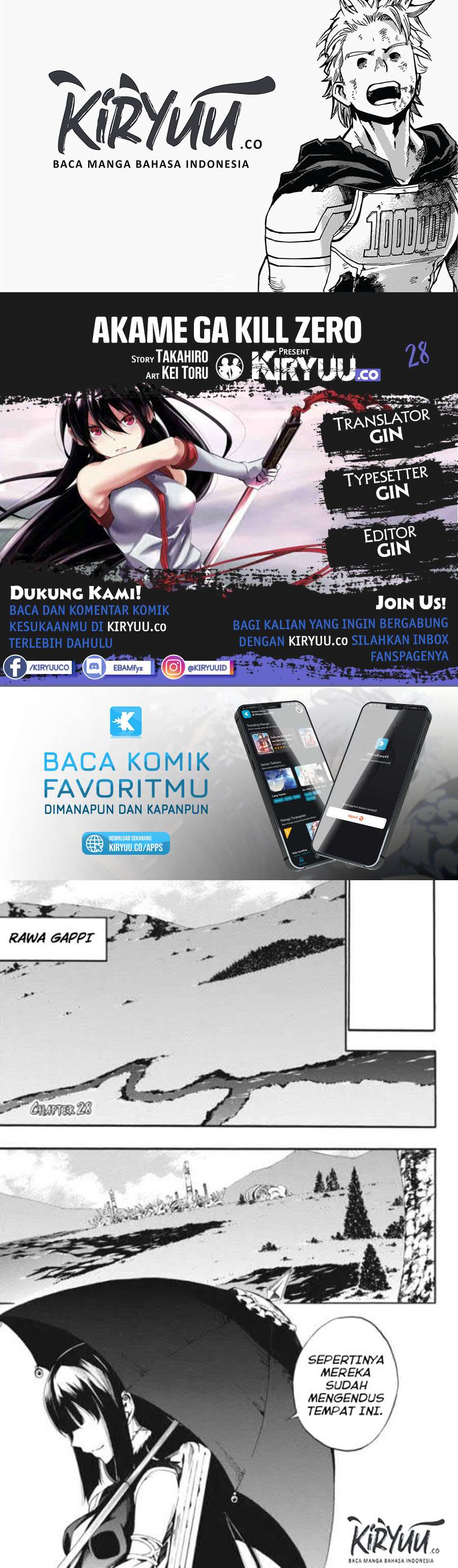 Akame ga Kiru! Zero Chapter 28 Image 0