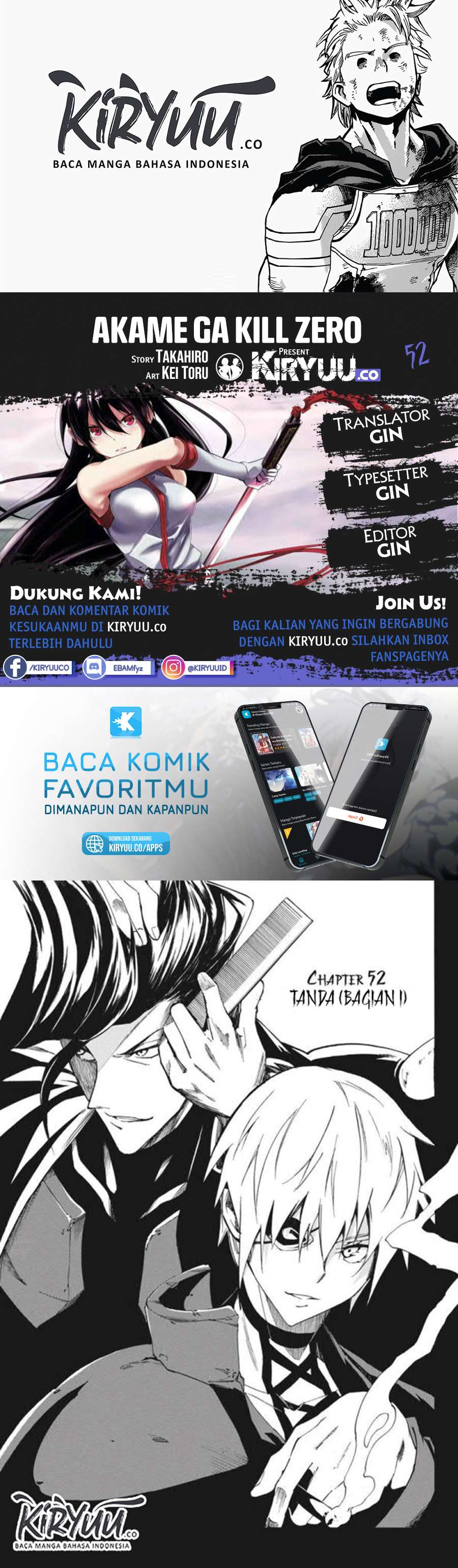 Akame ga Kiru! Zero Chapter 52 Image 0