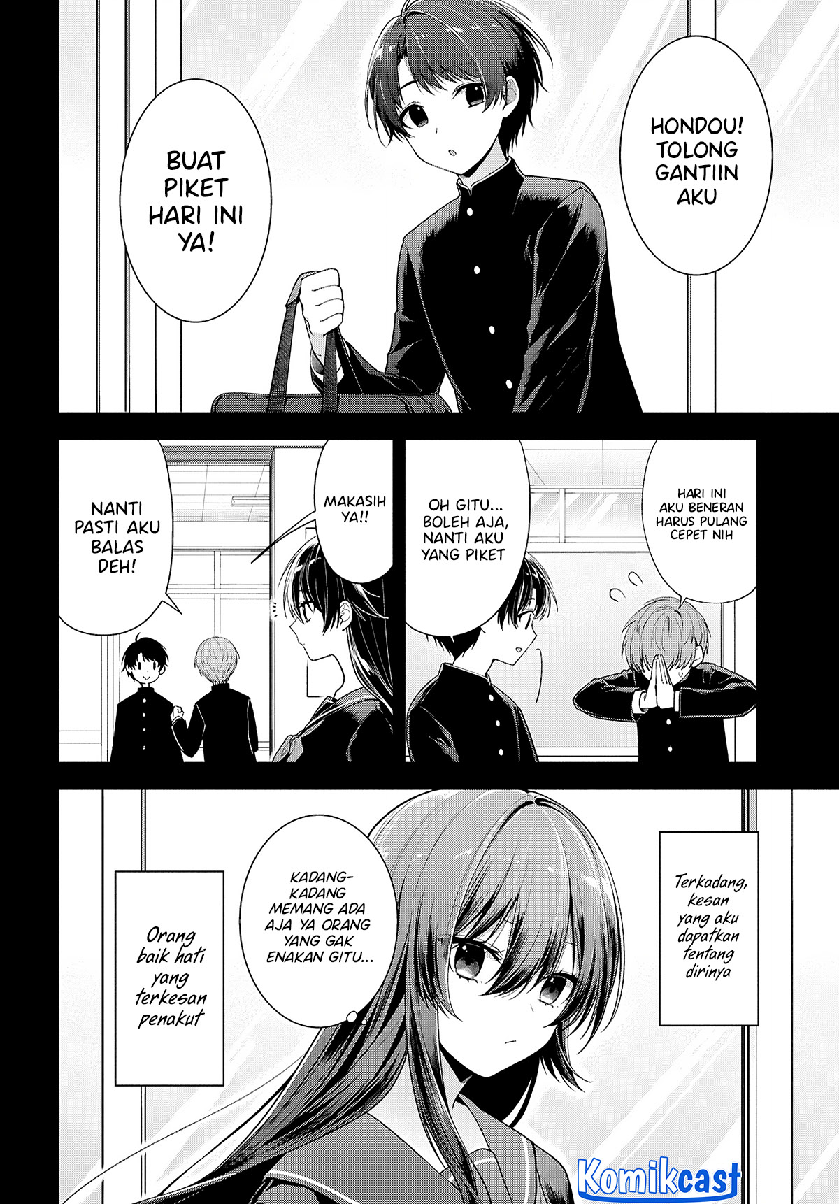 Tonari no Seki no Yankee Shimizu-san ga Kami o Kuroku Sometekita Chapter 04 Fix Image 8