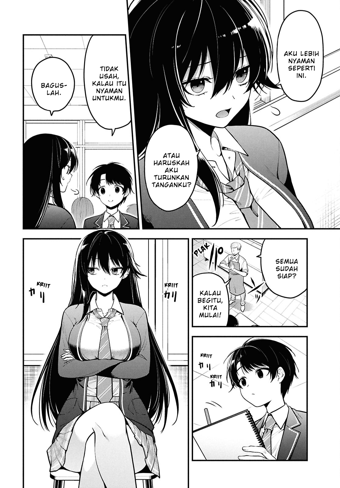 Tonari no Seki no Yankee Shimizu-san ga Kami o Kuroku Sometekita Chapter 1 Image 14