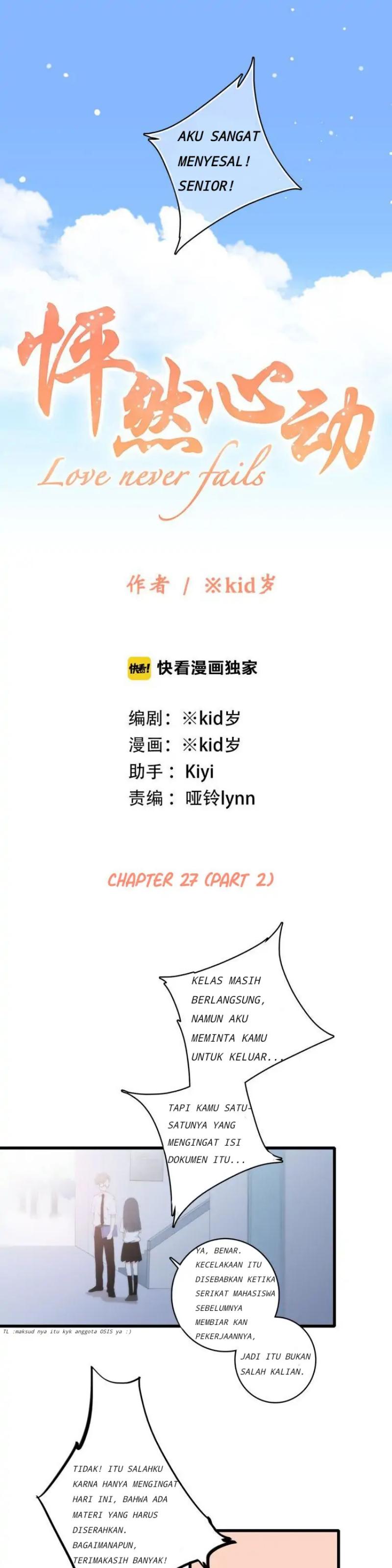 Love Never Fails Chapter 27.2 Image 0