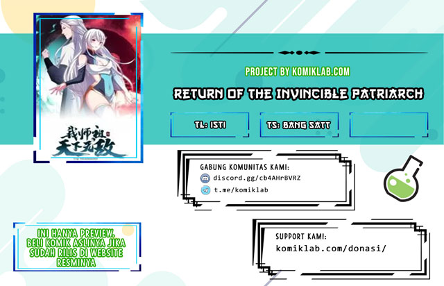 Return of the Invincible Patriarch Chapter 10 Image 0