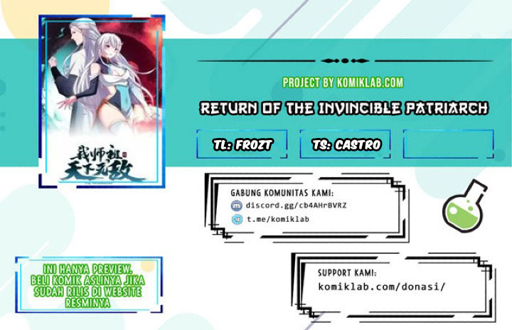 Return of the Invincible Patriarch Chapter 44 Image 0