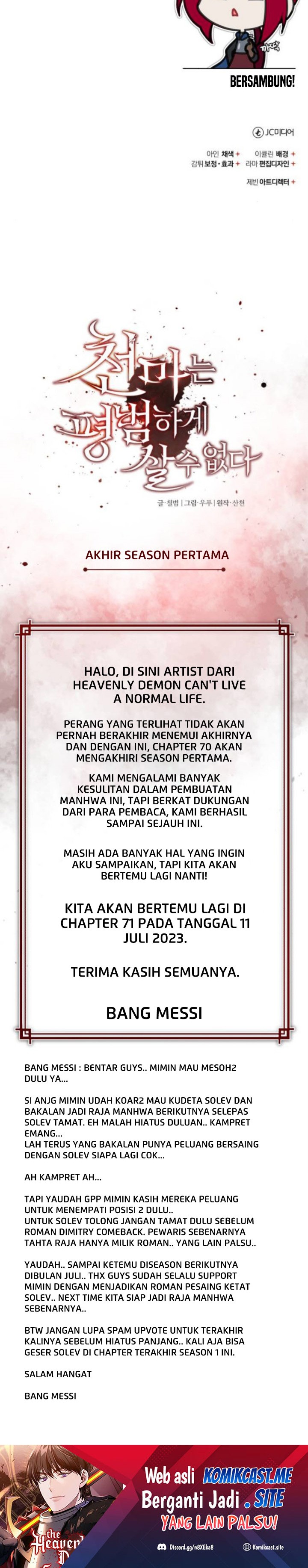 The Heavenly Demon Can’t Live a Normal Life Chapter 70 Image 40