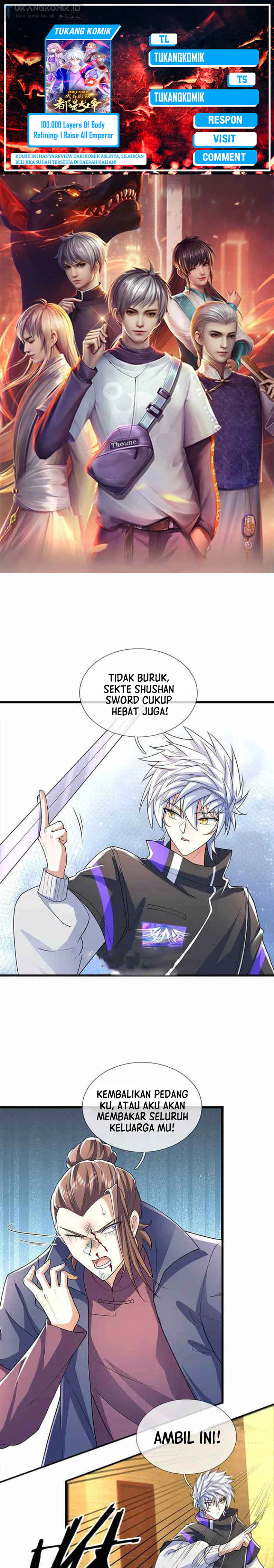 100.000 Layers of Body Refining: I Raise All Emperor Chapter 347 Image 0