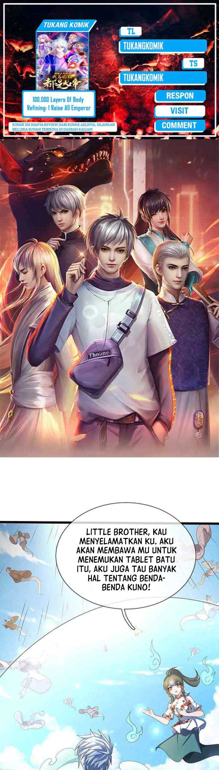 100.000 Layers of Body Refining: I Raise All Emperor Chapter 374 Image 0