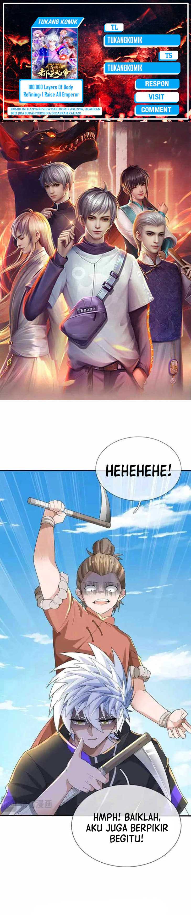 100.000 Layers of Body Refining: I Raise All Emperor Chapter 391 Image 0