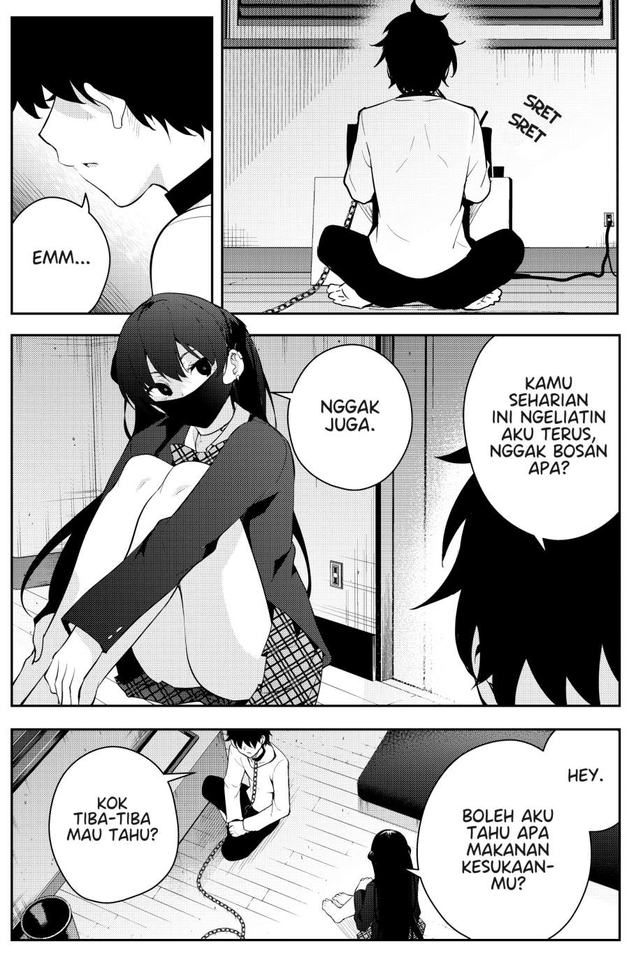 Mishiranu Joshikousei ni Kankensareta Mangaka no Hanashi (The Story of a Manga Artist Confined by a Strange High School Girl) Chapter 21 Image 0