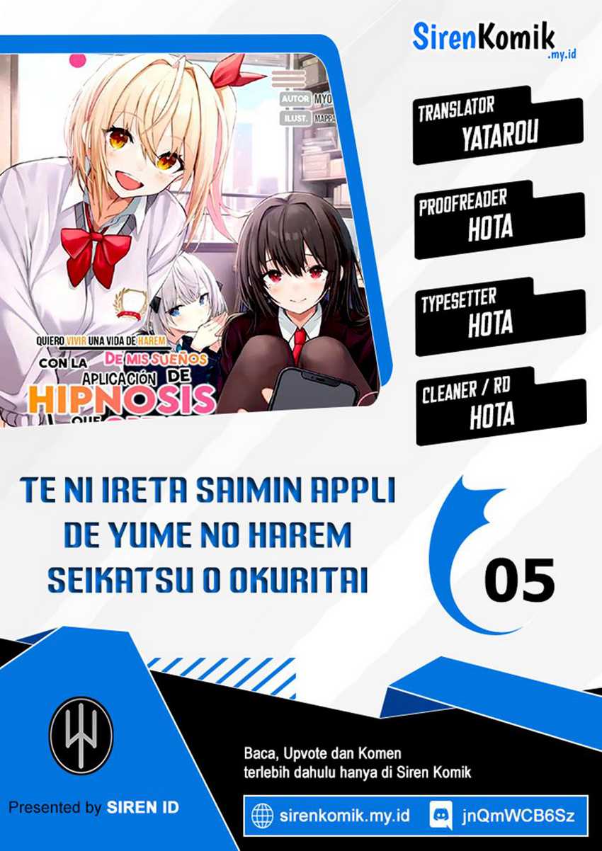 I Want to Live the Harem Life of My Dreams With the Hypnosis App I Got Chapter 05 bahasa indonesia Image 0