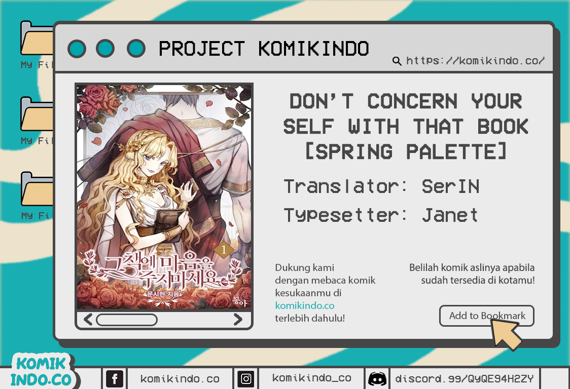 Don’t Concern Yourself With That Book Chapter 01 Image 0